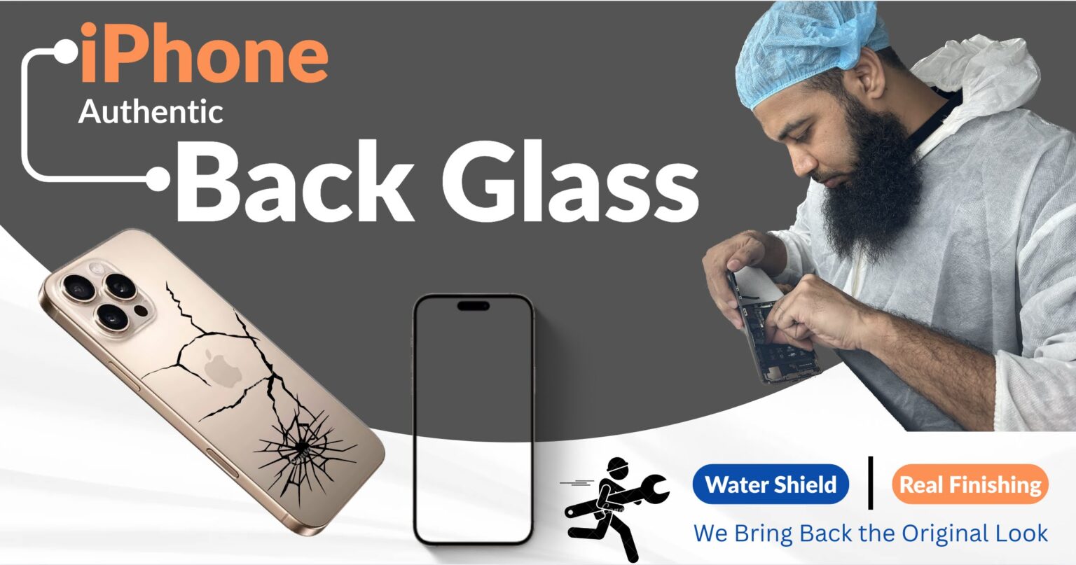 iPhone Back Glass replacement Service in Dhaka iCare Apple