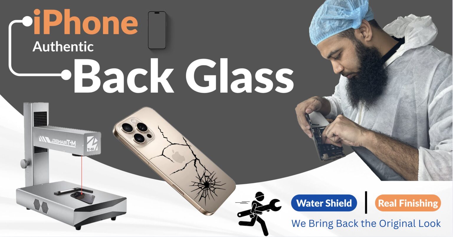 iPhone Back Glass Replacement service in Dhaka at iCare Apple